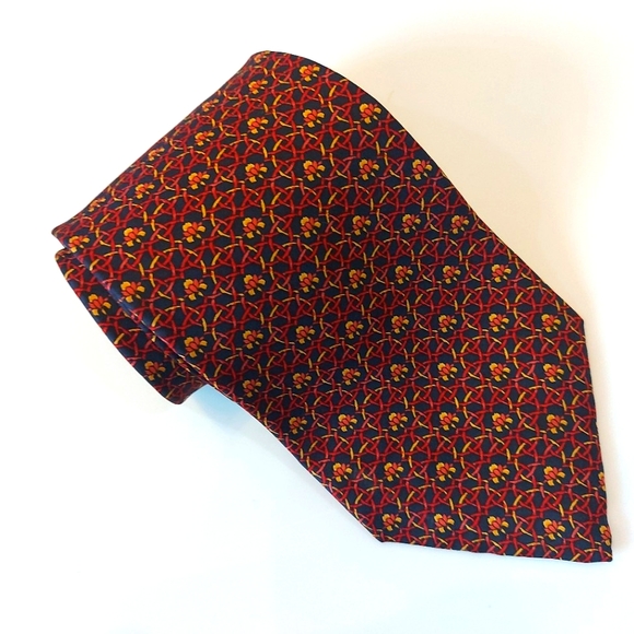 Men's Silk Neck Tie by Christian Dior - Picture 1 of 3